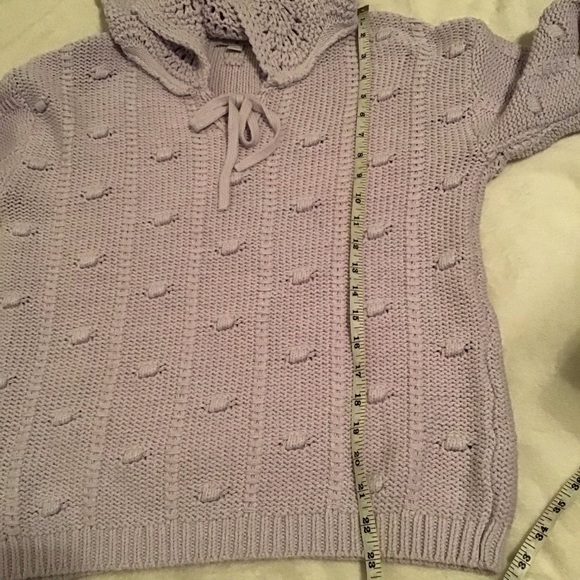 Sandy Liang x Target Lavendar Crocheted Collared Sweater - Picture 6 of 7